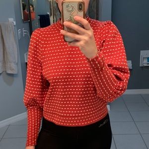 Madewell puff sleeve sweater